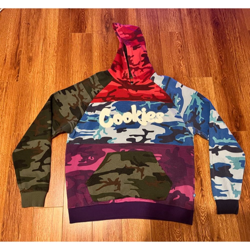 Cookies Battalion Multi Camo Fleece Mens Hoodie